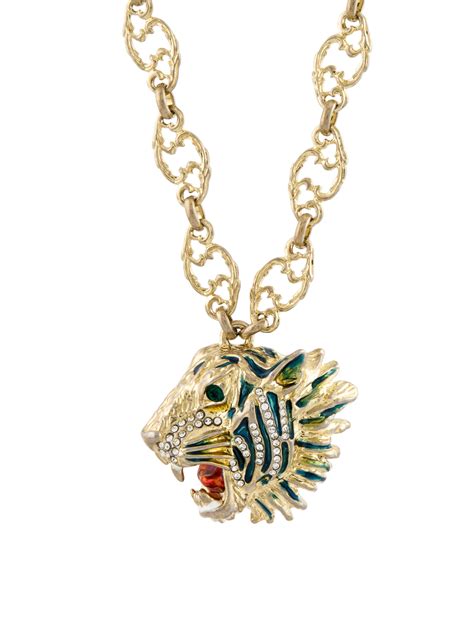 gucci tiger necklace price